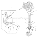 Carburetor - Fuel Tank Diagram and Parts List for UT-08059  Homelite Leaf Blower / Vacuum