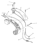 Handle Diagram and Parts List for UT-08059  Homelite Leaf Blower / Vacuum