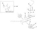 Dolly And Bracket Diagram and Parts List for UT-08074-B Yardvark Homelite Leaf Blower / Vacuum
