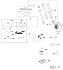 Tubes - Accessories Diagram and Parts List for UT-08074 Yardvark Homelite Leaf Blower / Vacuum