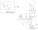 Dolly And Bracket Diagram and Parts List for UT-08077 Yardvark Homelite Leaf Blower / Vacuum