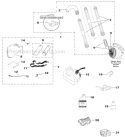 Tubes - Accessories Diagram and Parts List for UT-08079 D25B Homelite Leaf Blower / Vacuum