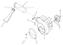 Part Location Diagram of 983857002 Homelite Outer Volume Housing