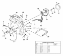 Starter Diagram and Parts List for UT-08121  Homelite Leaf Blower / Vacuum