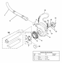 VoluteFanAndTubes Diagram and Parts List for UT-08121  Homelite Leaf Blower / Vacuum