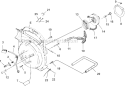 Starter Diagram and Parts List for UT-08131  Homelite Leaf Blower / Vacuum