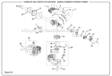 Page B Diagram and Parts List for UT-08921  Homelite Leaf Blower / Vacuum
