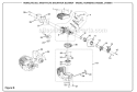 Page B Diagram and Parts List for UT-08981  Homelite Leaf Blower / Vacuum