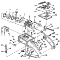 Carburetor Chamber Diagram and Parts List for UT-10045-C  Homelite Chainsaw