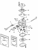 Zama Carburetor Diagram and Parts List for SXLAO UT-10045-E Homelite Chainsaw