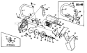 Part Location Diagram of A58793B Homelite Handle Bar- Flush Cut