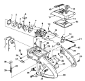 Carburetor Chamber Diagram and Parts List for UT-10499-B  Homelite Chainsaw