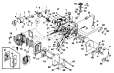 REF Diagram and Parts List for UT-10510-A  Homelite Chainsaw