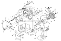 Starter  Tank Diagram and Parts List for UT-10604-A  Homelite Chainsaw