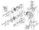 Muffler Clutch  Ignition Diagram and Parts List for UT-10609  Homelite Chainsaw