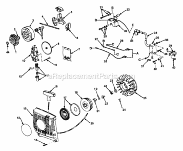 Part Location Diagram of 81403 Homelite Nut