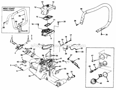 Part Location Diagram of 00780 Homelite Decal- Warning