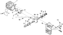 Engine Internals Diagram and Parts List for UT-10695  Homelite Chainsaw