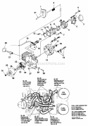 Page D Diagram and Parts List for UT-10697  Homelite Chainsaw