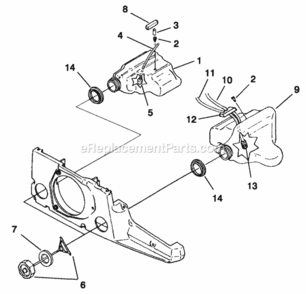 Fuel_And_Oil_Tanks Diagram and Parts List for UT-10700-C  Homelite Chainsaw