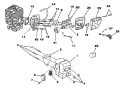 Part Location Diagram of UP00125A Homelite Carb Assembly