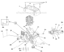 Part Location Diagram of UP04193 Homelite Control Panel