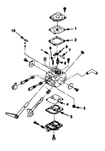 Zama_-_Carburetor Diagram and Parts List for UT-15069-A  Homelite Trimmer