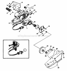 Part Location Diagram of 0028321 Homelite Cord