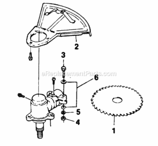 Sawblade_Kit Diagram and Parts List for UT-18001-A  Homelite Trimmer