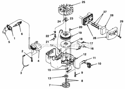 Figure_2 Diagram and Parts List for UT-18022-A  Homelite Hedge Trimmer