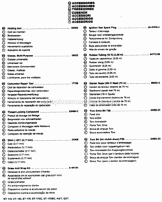 Accessories Diagram and Parts List for UT-20544-C  Homelite Trimmer