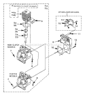 Engine Internal Diagram and Parts List for UT-20581-E ST285BC Homelite Trimmer