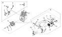 Ignition, Rotor, And Starter Diagram and Parts List for UT-20581-E ST285BC Homelite Trimmer