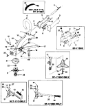 Page A Diagram and Parts List for UT-20593-A GST Homelite Trimmer