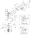 Boom And Head Diagram and Parts List for UT-20598-1 ST285BC Homelite Trimmer