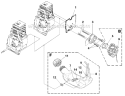 Page C Diagram and Parts List for UT-20681-A  Homelite Trimmer