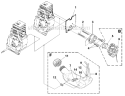 Page C Diagram and Parts List for UT-20681  Homelite Trimmer