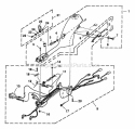ControlHandleClutchHousing Diagram and Parts List for UT-20683  Homelite Trimmer
