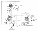 EngineInternal Diagram and Parts List for UT-20683  Homelite Trimmer