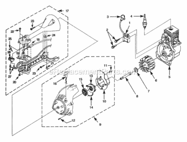Part Location Diagram of 07385 Homelite Switch-Rocker