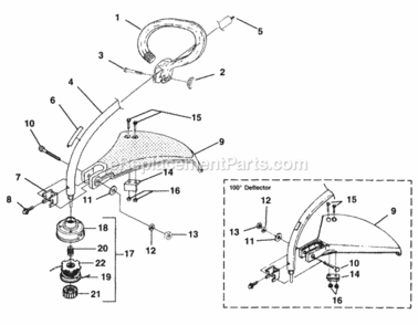 Part Location Diagram of D06513 Homelite String - .095 113 Ft.