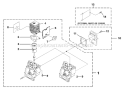 Page F Diagram and Parts List for UT-20735  Homelite Trimmer