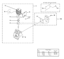 Page B Diagram and Parts List for UT-20769  Homelite Trimmer