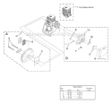 Page D Diagram and Parts List for UT-20769  Homelite Trimmer