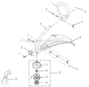 Part Location Diagram of UP00008 Homelite Edger Guide Kit