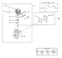 Page B Diagram and Parts List for UT-20785  Homelite Trimmer