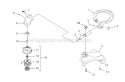 Page E Diagram and Parts List for UT-20806  Homelite Trimmer