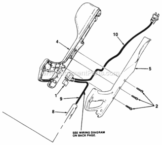 Part Location Diagram of 951321 Homelite Decal- Warning