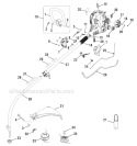 Part Location Diagram of 308841013 Homelite Lower Boom Assembly w/Labels