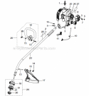 Page A Diagram and Parts List for UT-21907  Homelite Trimmer